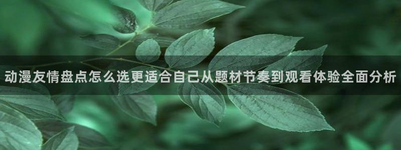 虫虫漫画全部作品：动漫友情盘点怎么选更适合自己从题材节奏到观看体验全面分析配图